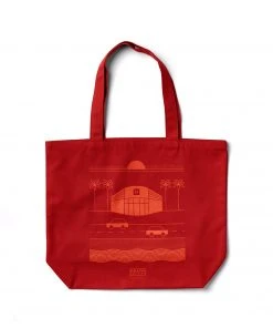 Heath Ceramics Los Angeles Tote In Red Orange Fun & Unique