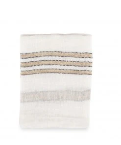 Libeco All Linens West Hinder Napkin In Wheat Stripe